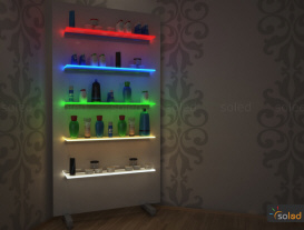 SOLED półki LED lustra oświetlenie kuchni sufitów napinanych gwieździste niebo Polska